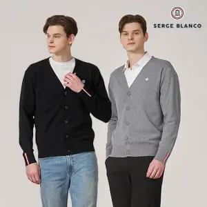 [세르즈블랑코] 25SS 파리 스티치 남성 가디건