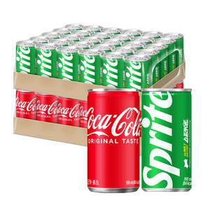 코카콜라 190ml, 30개 + 스프라이트 190ml, 30개