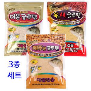 페리칸 글루텐 3종세트 / 어분 옥새 메주콩 글루텐미끼