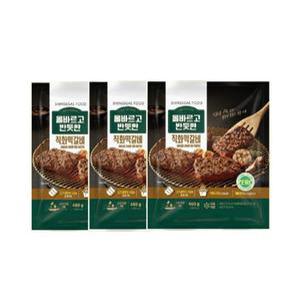 올바르고반듯한 직화떡갈비 450g x 6팩