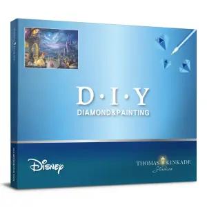 디즈니 토마스 킨케이드 미녀와 야수 보석십자수 캔버스 40x50cm DT5016