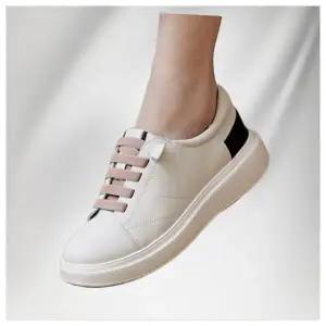 허시파피 여성 소가죽 데이지 플랫폼 스니커즈 - 3FM251252