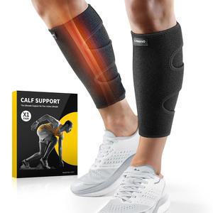 캠비보 남녀용 종아리 보조기 - 찢어진 근육을 위한 2팩 조절 가능한 정강이 부목 지지 랩, , 부기, 긴장 완화를 하체 압박 슬리브 가드,