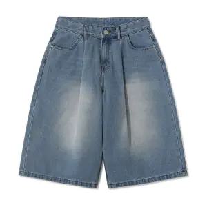 [엠엔씨][MNC] 핀턱버뮤다 와이드 데님반바지 (MDSP320LJ)