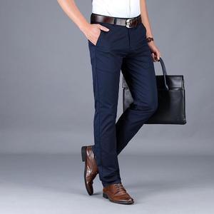 JEEP 지프 봄 여름 남자 면 링클프리 스판 바지 빅사이즈 얇은 비즈니스 바지