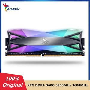 ADATA XPG DDR4 D60G 3200MHz 데스크탑 메모리 RAM 모듈 2.0 8GB 2PCS U-DIMM 방열판