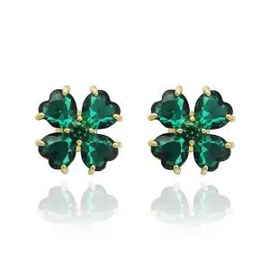 [스와로브스키] 여성 Idyllia 클로버 스터드 귀걸이(5666236)