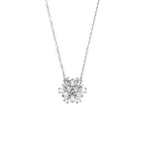 [스와로브스키] 여성 Idyllia 눈꽃 플라워 목걸이(5691484)