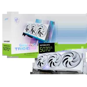 MSI 지포스 RTX 5070 Ti 게이밍 트리오 OC 화이트 D7 16GB 트라이프로져4 CL