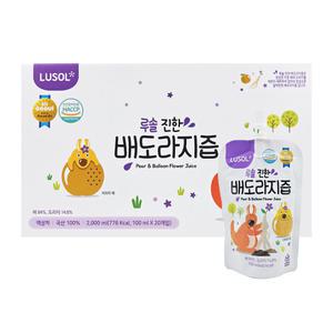 루솔 진한 배도라지즙 100ml x 20포 1개
