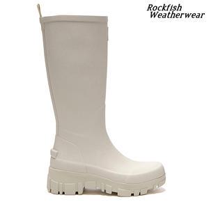 락피쉬 플랫폼 레인부츠 롱 크림 (FLATFORM RAIN BOOTS LONG-CREAM)