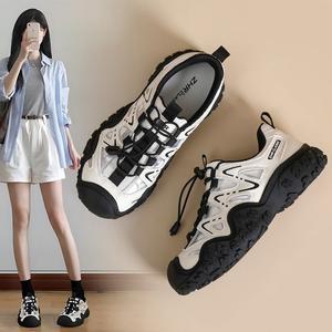 어글리슈즈 트레킹 운동화 여성 여름 키높이 스니커즈 데일리 캐주얼 러닝화