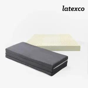 5블럭 A7 3단 접이식 라텍스 토퍼 매트리스 퀸