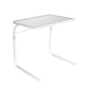 IH503 Coms 이동식 간이 테이블 사이드 책상 스탠드 1인가구 침대 소파 독서대 베드트레이 높이 각도조절