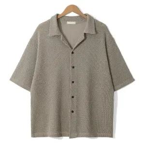 [엠엔씨][MNC] 댄디 오픈카라 반팔가디건 (MDCD271AD)