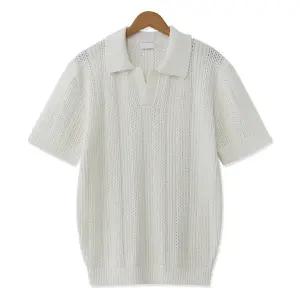 [엠엔씨][MNC] 크로쉐 오픈카라 반팔니트 (MDBT808RO)