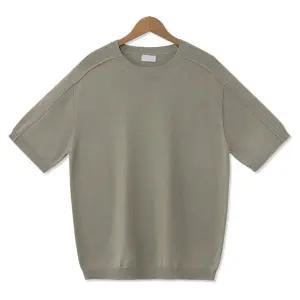 [엠엔씨][MNC] 골지견장 라운드 반팔니트 (MDBT807RO)