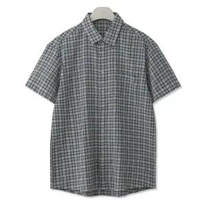 [엠엔씨][MNC] 시어서커 컴포트 체크반팔셔츠 (MDSS073JO)