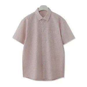 [엠엔씨][MNC] 시어서커 베이직 체크반팔셔츠 (MDSS071JO)