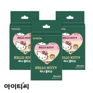 [헬로키티] 가든 티타임 미니물티슈 6개×3팩