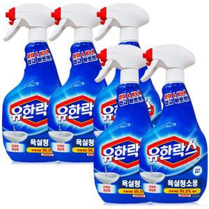 유한양행 유한락스 욕실청소용 600ml 5개