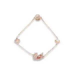 [스와로브스키] 5485876 Dazzling Swan 핑크 스완 스몰 팔찌
