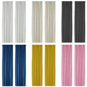 GINSTMOTT 인스트모트 커튼한쌍 145x250cm 반투명커튼 거실커튼 창문커튼 블라인드