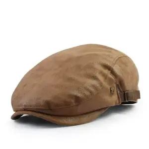 쇼미캡 국산 카페커피숍 바리스타모자 헌팅캡 베레모 모직60대남자챙모자