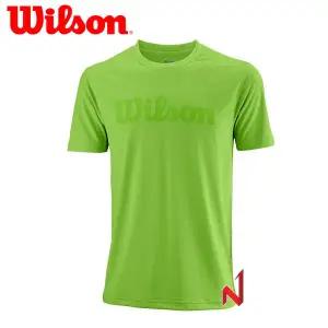 [윌슨] 반팔티 스크립트 테크 티 WRA770302 그린 남성