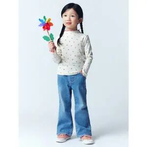 [탑텐키즈](김해점)25년 FW (여아) 플레어 데님 팬츠 MKF3DP2212