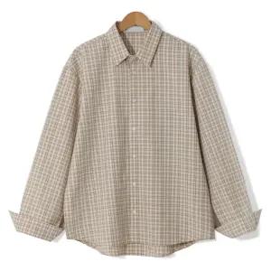 [엠엔씨][MNC] 어텀 오버핏 체크셔츠 (MDLS245LO)