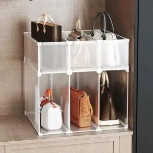 진열 수납장52x46x53cm 가방 반투명 가방수납 가방진열대 가방정리함 핸드백보관 l