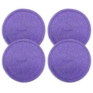 원형 물걸레 청소기 전기종 호환 극세사 걸레 패드 4개/걸레포/물걸래/청소포/리필/청소/밀대포/교체용/