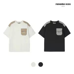 [보리보리/레노마 키즈]배색포켓반팔티셔츠(R2425T101)