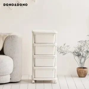 트롤리 이동식 아기 수납장