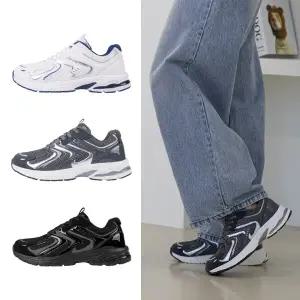 슬레진저 남여공용 키높이 실버 운동화