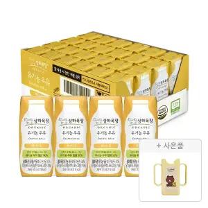 상하목장 유기농 바나나우유 125ml, 24개+증정(라인프렌즈 상하 컵홀더, 1개)