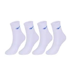 프로스펙스 컬러로고 중목 스포츠양말 남 블루 4팩