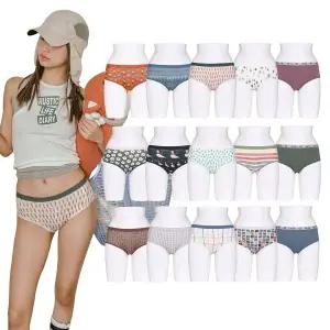 [라페어](김해점) 러스틱 라이프 다이어리 인견 나염 팬티 15종 LLMOC314-MT