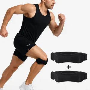 비엠 슬개골 무릎 보호대 2개(1세트) 고탄력 러닝 무릅 벨트 관절 부상방지 러닝용품