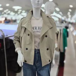 더스토아 DP01 크롭 점퍼 재킷 숏 트렌치코트 T26nta407c004