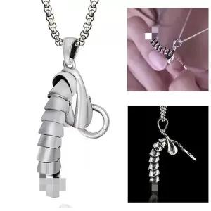 Saboco 고추목걸이 고추 우정목걸이 곧휴 남자목걸이