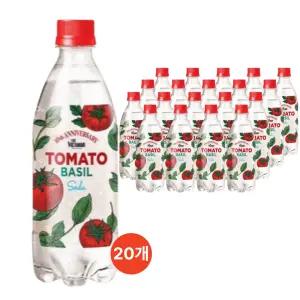 더 빅토리아 탄산음료 토마토 바질 소다 500ml, 20개