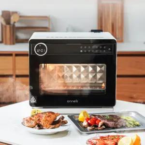 오넬리 스팀 에어프라이어 오븐 올스텐 자동세척 20L