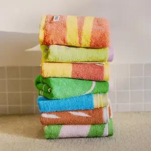 프리미엄 수건 실속형 세면타월 햇살 6장