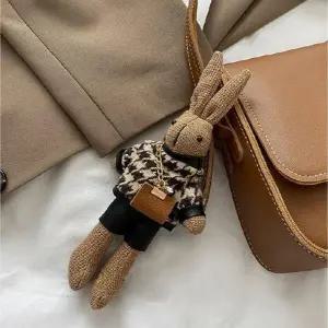 [하프클럽/]멋쟁이 토끼인형키링 열쇠고리 키홀더 가방고리 실리콘키링 부