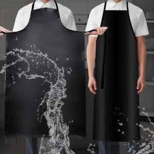 하이롱 PU 가죽앞치마 정육점 횟집 수산시장 주방 공방 공장 작업실 야외 벌초 예초기 앞치마