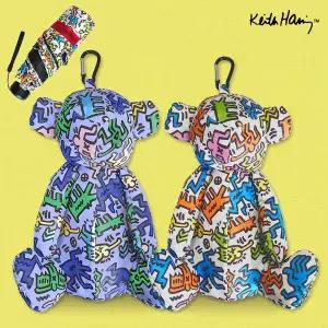 1+1 키스해링 곰돌이 5단 초경량 암막 우양산