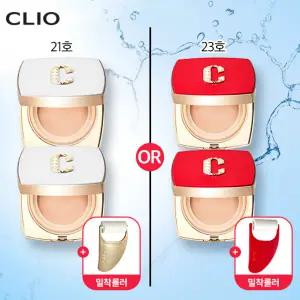 클리오 올뉴마그넷팩트 (21호 or 23호) 본품 2+ 밀착롤러 (골드)