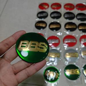4PCS 65MM BBS 스티커 휠 센터 림 캡 엠블럼 데칼 3D 로고 6 색 자동차 액세서리에 편안함